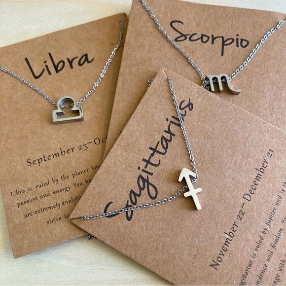 Horoscope Necklace  - Picture 1 of 7